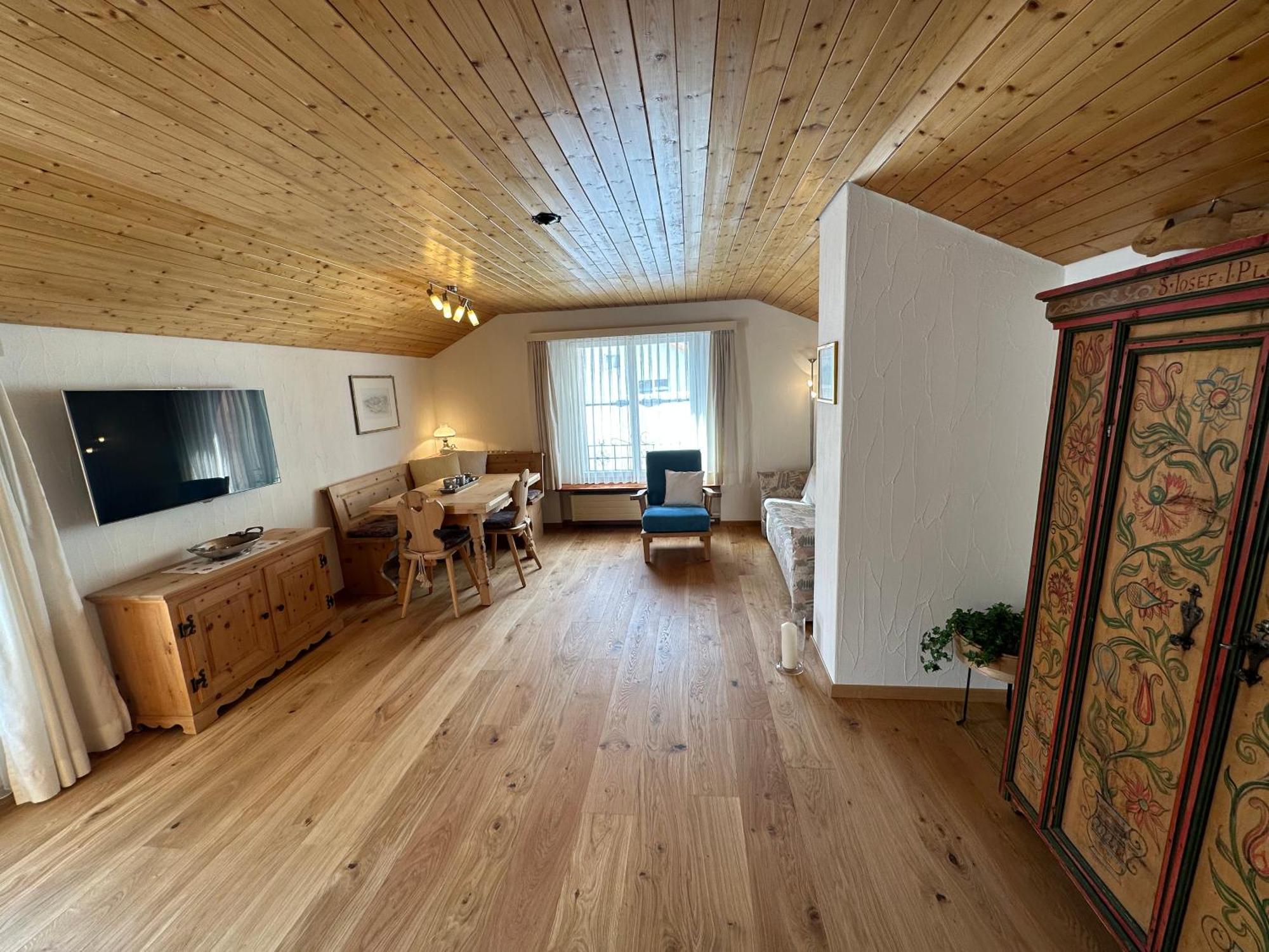 Apartament Chesa Talvo, Samedan Zewnętrze zdjęcie